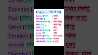 English Nepali word meaningअंग्रेजि नेपाली शब्दअर्थmeaningnepali englishtranslationdictionary [upl. by Shute436]