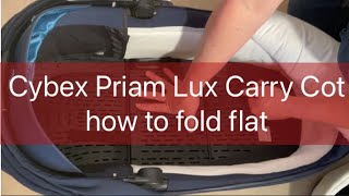 Cybex Priam Folding the Carry Cot [upl. by Garratt]