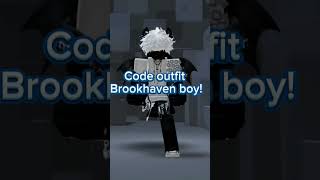 Code outfit Brookhaven boyrobloxcodesoutfitbrookhaven [upl. by Arratoon]