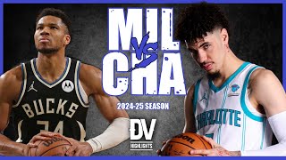 Milwaukee Bucks vs Charlotte Hornets Full Game Highlights  Nov 16 2024  Regular Season [upl. by Jarvis]