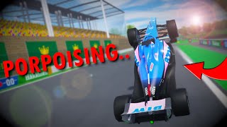 PORPOISING BE LIKE Roblox ION F1 2022 shorts [upl. by Animrelliug]