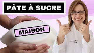 🎂 RECETTE PÂTE À SUCRE MAISON pour recouvrir amp décorer un gâteau 🎂 Meilleure recette Cake Design [upl. by Oleic520]