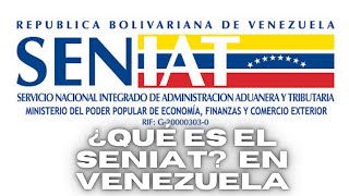 ¿Qué es el SENIAT Unidad Tributaria Hecho Imponible Base Imponible Venezuela  Sistema Tributario 2 [upl. by Rehotsirhc598]