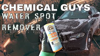 Testing Chemical Guys Heavy Duty Water Spot Remover Terrible Hard Water Spots [upl. by Cornell]