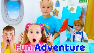 FUNTOONS KIDS ENTERTAINMENT The Diana Show Roma Vlad Nastya Eva Bravo  English [upl. by Sirdi334]