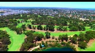 Royal Fremantle Golf Course 360 degree view from 118 metres up  4K [upl. by Arnoldo397]