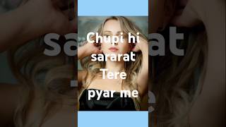 Chupi hi sararat tere pyar mehindisong trending shortvideo [upl. by Thalia]