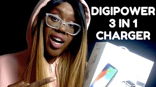 DIGIPOWER 3IN1 CHARGER REVIEW [upl. by Tnert]