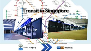 Transit in Singapore 2 Roblox DTL Bukit Panjang  Stevens singaporemrt roblox robloxedit [upl. by Garin]