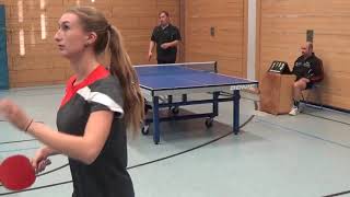 Vanessa Bathelt vs Trumpp CVJM Unterasbach 1 vs Dinkelsbuehl 1 20181020 Bezirksoberliga MFR Sued Sta [upl. by Pudens]