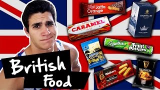 American Tries British Food  Taste amp Curiosity Box [upl. by Ahtibat772]