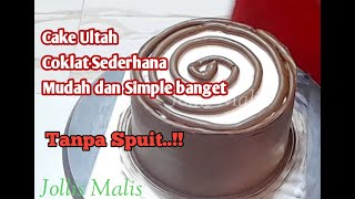 Menghias kue ultah yang mudah amp simple banget tanpa SPUIT [upl. by Imtiaz]