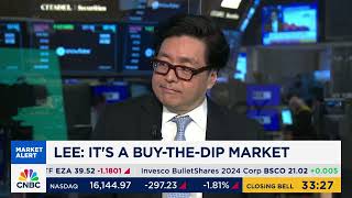 Fundstrats Tom Lee makes an appearance on Closing Bell CNBC [upl. by Ecitnirp972]