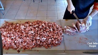 Sheep Meat Cubes With Roasted Vegetables Recipe 500 people [upl. by Ahsercel]