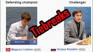 Mundial de Xadrez 2016  Tiebreaks e decisão [upl. by Meghann]