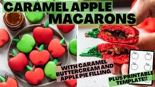 Apple Caramel Macarons [upl. by Meilen]