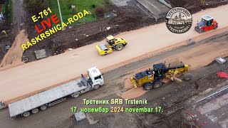 TSTUŽIVO E761 Moravski koridor – LIVE RASKRSNICA KOD MARKETA RODA i RIZLA ODOZGO 17 nov 2024 [upl. by Heurlin516]