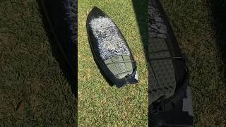 HOW TO DEWAX A SURFBOARD TUTORIAL SHORT  QUICK AND EASY surf howtosurf povsurf [upl. by Efram]