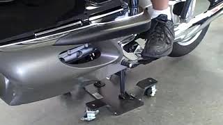 BMW K1200LT removed from ParknMove motorcycle dolly [upl. by Prochoras711]