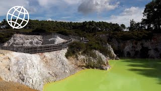 Rotorua Geothermal Area New Zealand Amazing Places 4K [upl. by Darian]