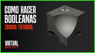 ⭐ Como hacer BOOLEANAS muy fácil en Zbrush [upl. by Donaghue944]