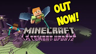 Minecraft 19 Combat Update  OUT NOW  All Features [upl. by Bostow381]