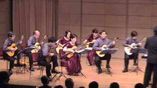 Blauer Himmel 碧空（あおぞら）・・ classical guitar Ensemble quot Harmonicsquot [upl. by Arick407]