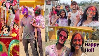 Bhagwat Dham Dhansiri Holi Celebration 2024Holi celebrationManushavlogs [upl. by Ssor]