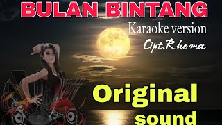 Bulan bintang karaokelagu dangdut bulan bintang karaokeHRmusik [upl. by Chuch]