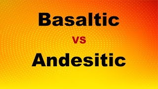 Basaltic VS Andesitic Magma [upl. by Auria]