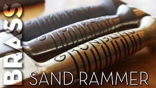 Casting Brass  Sand Rammer  3D Printed Pattern [upl. by Eenafets]