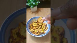 How to make plantain chips chips plantainchips shorts recipe [upl. by Froehlich]