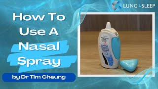 How to use a nasal spray [upl. by Evvy]