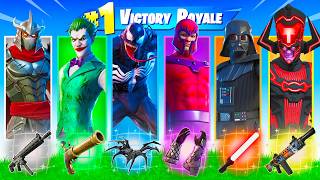 The RANDOM SUPER VILLAIN BOSS Challenge Fortnite [upl. by Babbette]