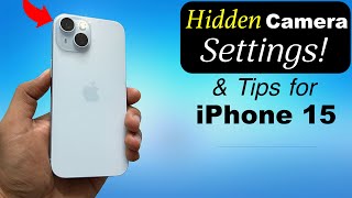 iPhone 15 Hidden Camera Settings amp Tricks  Best iPhone 15 Camera Settings HINDI [upl. by Darice]