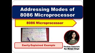 U3L7 Addressing Modes of 8086 Microprocessor  8086 Addressing Mode  example  8086 microprocessor [upl. by Ocicnarf304]