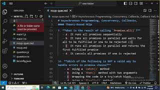 Asynchronous Programming in TS  MCQs practice session on Google Meet [upl. by Neeruam773]