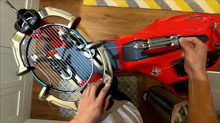 POV Badminton String Repair Yonex Astrox 88D BG80 [upl. by Ahsinav82]