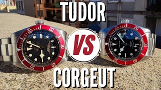 Tudor Black Bay vs Corgeut Homage [upl. by Negyam138]