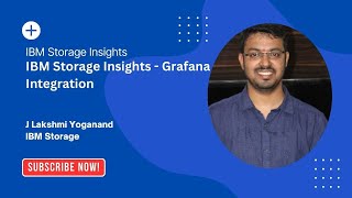 IBM Storage Insights  Grafana Integration  J Lakshmi Yoganand [upl. by Eniloj21]