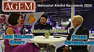 AGEM Award Winners at G2E Lori Nelson Kraft and Steve Sutherland offer a glimpse at their careers [upl. by Adiol]