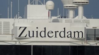 ZUIDERDAM departure 03052017 [upl. by Lohman]