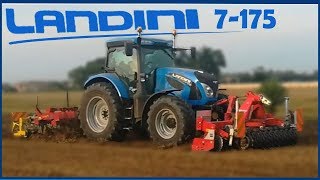 Landini serie 7175 lavorazione terreno  stubble cultivator [upl. by Enileda251]