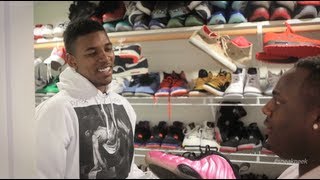 Nick Youngs Shoe Collection  A quotSneak Peekquot In Swaggy Ps Sneaker Closet [upl. by Niwled]