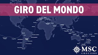 Giro del mondo con MSC Crociere  Planet Cruise – IT [upl. by Aivin]