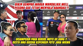 BIKIN HEBOH DI MANDALIKA PESONA GUE GA KALAH AMA PARA RIDERS  SIDAK MANDALIKA MOTO GP 2024 [upl. by Edniya]