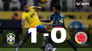 Brasil 10 Colombia  Eliminatorias a Qatar 2022 [upl. by Suoicerp]