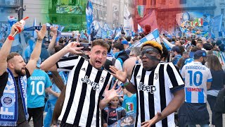 JUVENTINI alla festa SCUDETTO del NAPOLI FINITO MALE [upl. by Liba172]