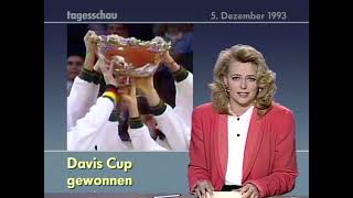 Deutscher DavisCupSieg im Tennis 1993 [upl. by Macey]