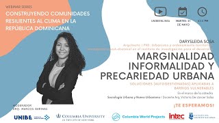 Marginalidad Informalidad y Precariedad Urbana [upl. by Okia14]